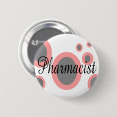 薬剤師のギフトのアイディア--ユニークなデザイン 缶バッジ (正面&裏面)