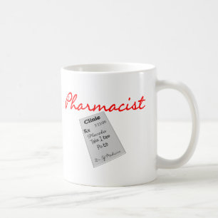 薬剤師のギフト"Rxパッドグラフィック" コーヒーマグカップ