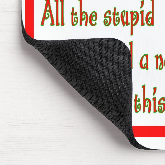 薬剤師のクリスマスカード及びギフト マウスパッド (コーナー)