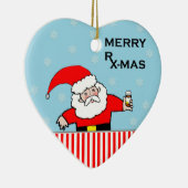 薬剤師のクリスマス セラミックオーナメント (右)