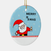 薬剤師のクリスマス セラミックオーナメント (右)