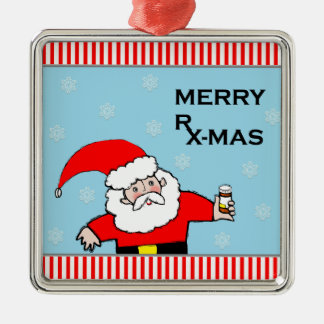 薬剤師のクリスマス メタルオーナメント
