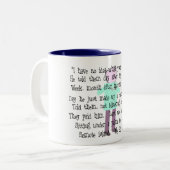 薬剤師のストーリーアート"薬剤師復讐" ツートーンマグカップ (正面左)