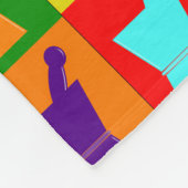 薬剤師のフリースブランケットのポップアートのデザイン フリースブランケット (角)