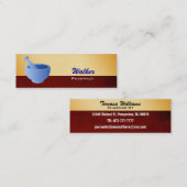 薬剤師の名刺 スキニー名刺 (正面/裏面)