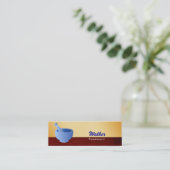 薬剤師の名刺 スキニー名刺 (スタンド正面)