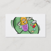 薬剤師の名刺 名刺 (裏面)