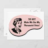 薬剤師の声 ポストカード (正面/裏面)