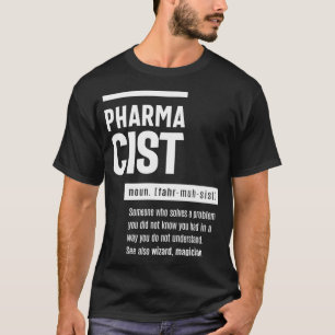 薬剤師の定義のおもしろいギフト Tシャツ