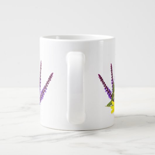 薬剤師の日コーヒーマグ(ボトルと花付き) ジャンボコーヒーマグカップ (裏面)