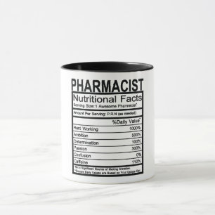 薬剤師の栄養事実 マグカップ