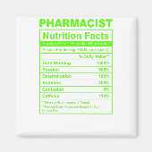 薬剤師の栄養事実 マグネット (正面)