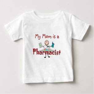 薬剤師の棒人--ギフト ベビーTシャツ