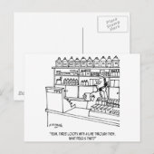 薬剤師の漫画3109 ポストカード (正面/裏面)