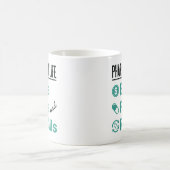 薬剤師の生活費ピルと補充 コーヒーマグカップ (中央)