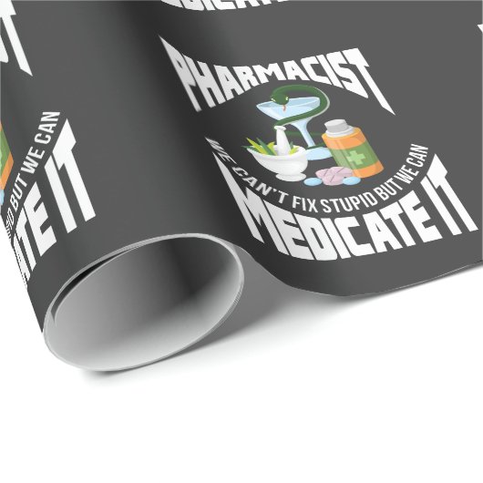 薬剤師の職業引用文医学ドクターユーモア ラッピングペーパー (ロールコーナー)