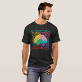 薬剤師の脳技おもしろい術師日 Tシャツ (正面フル)