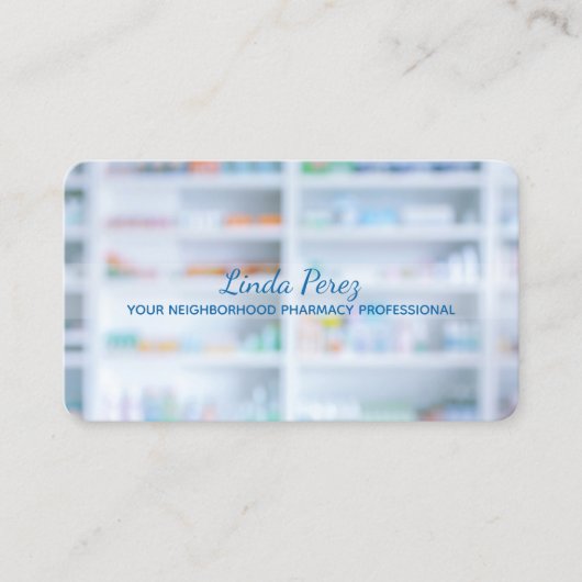 薬剤師の薬 名刺 (正面)