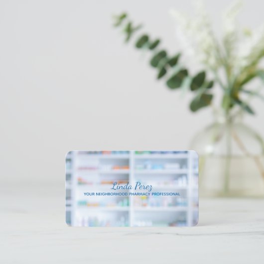 薬剤師の薬 名刺 (スタンド正面)