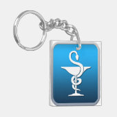 薬剤師の記号 キーホルダー (正面左)