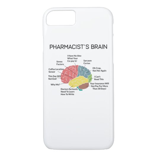 薬剤師の頭脳のおもしろいな薬剤師の薬学の技術 Case-Mate iPhoneケース (裏面)