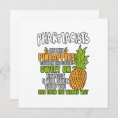 薬剤師はパイナップルのようです ノートカード (正面/裏面)