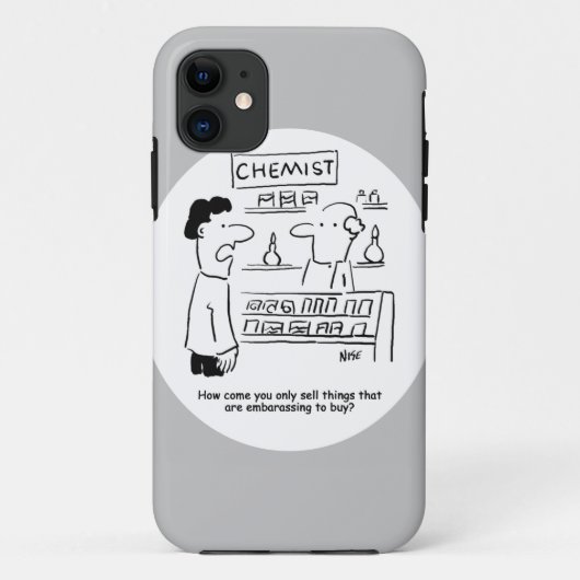 薬剤師は恥ずかしい商品しか売らない Case-Mate iPhoneケース (裏面)
