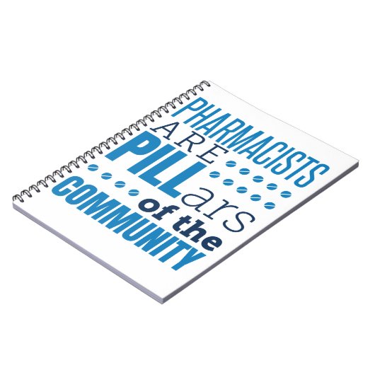 薬剤師は柱おもしろい薬局 ノートブック (左側)