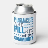 薬剤師は柱おもしろい薬局 缶クーラー (缶正面)