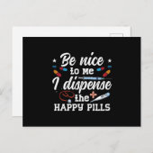 薬剤師は私の技術薬局の技術者に優れている ポストカード (正面/裏面)