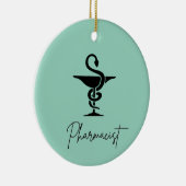 薬剤師オーナメント セラミックオーナメント (右)