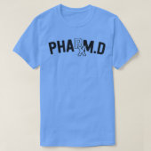 薬剤師ギフトおもしろい薬学学生Rx Pharm D Tシャツ (デザイン正面)