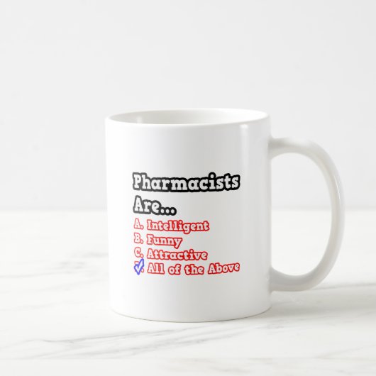 薬剤師クイズ…ジョーク コーヒーマグカップ (右)