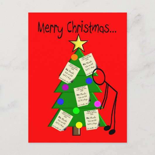 薬剤師クリスマスカード シーズンポストカード (正面)