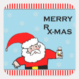 薬剤師クリスマスホリデーギフトアイディア スクエアシール