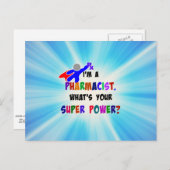 薬剤師スーパーヒーローカスタムデザイン ポストカード (正面/裏面)