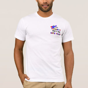 薬剤師スーパーヒーローユーモア Tシャツ
