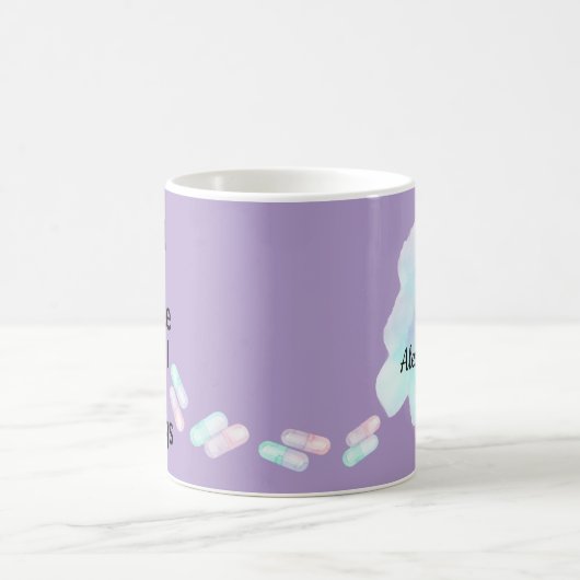 薬剤師テック私はコーヒーを持っている私は物事を満たすマグカップ コーヒーマグカップ (中央)