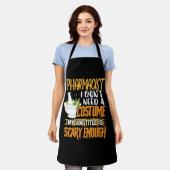 薬剤師ハロウィーン服装薬薬士 エプロン (着用した状態)