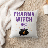 薬剤師ハロウィーン薬局技術ファーマウィッチ クッション (ブランケット)