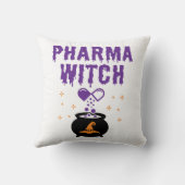 薬剤師ハロウィーン薬局技術ファーマウィッチ クッション (裏面)