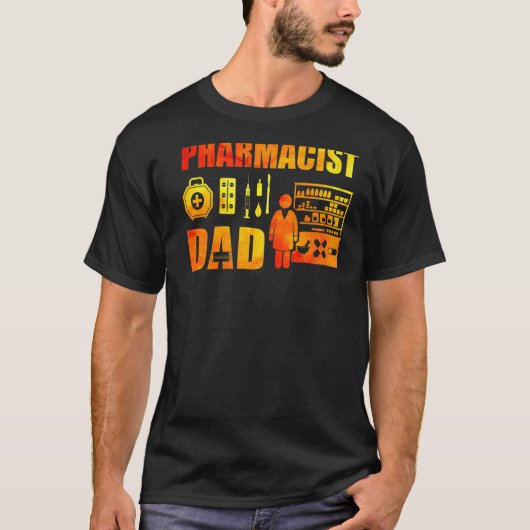 薬剤師パパ Tシャツ (正面)