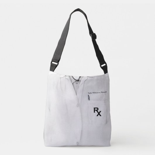 薬剤師パーソナライズされた贈与 クロスボディバッグ (正面)