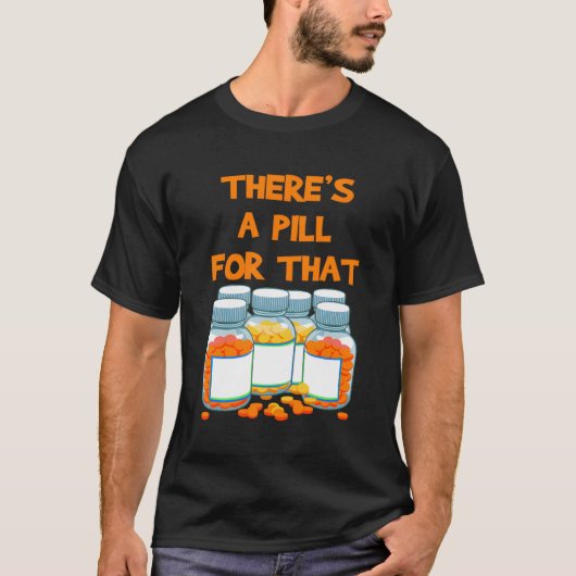 薬剤師ピル技術者薬学学生 Tシャツ (正面)