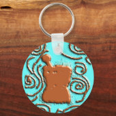 薬剤師ペスル&モルタルデザインギフト キーホルダー (正面)