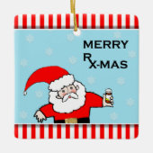 薬剤師ホリデーギフト セラミックオーナメント (正面)