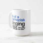 薬剤師マグカップの生活 コーヒーマグカップ (正面左)