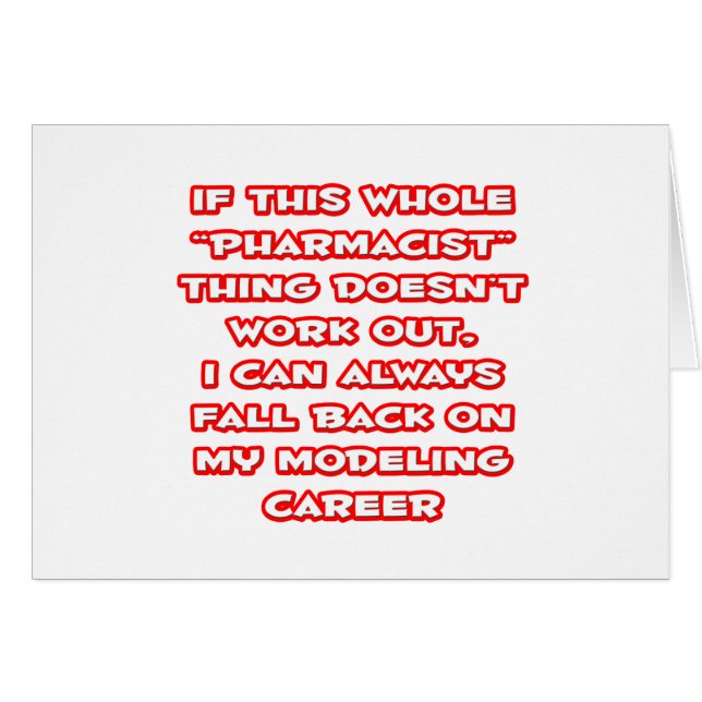 薬剤師ユーモア…モデリングのキャリア (正面横)