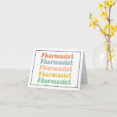 薬剤師レトロGroovy薬局 カード (黄色い花)