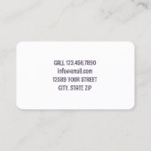 薬剤師医療 名刺 (裏面)